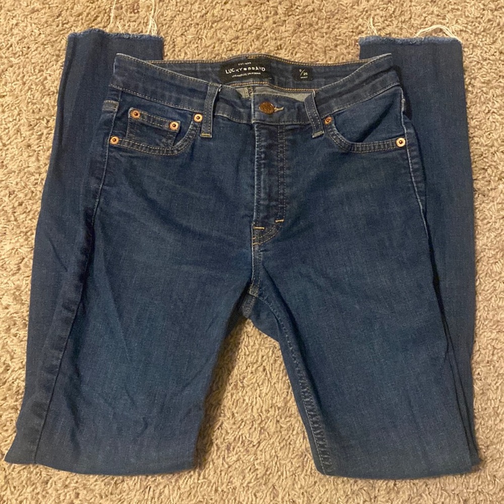 Lucky Brand Bridgette Skinny Ankle Elwood Color 25/0 EUC